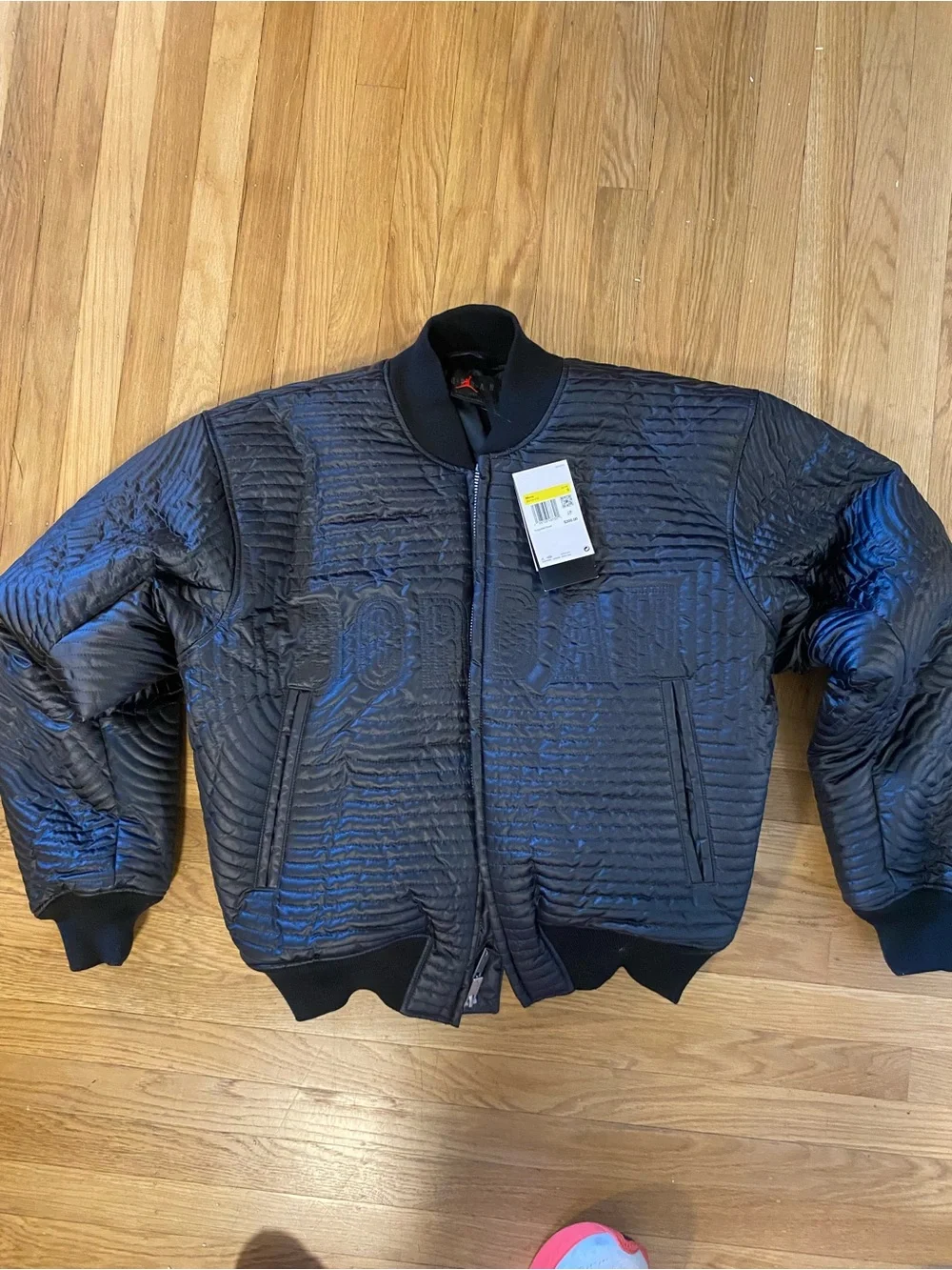 NWT Jordan Flight Varsity Quilted Bomber Jacket Men’s Black